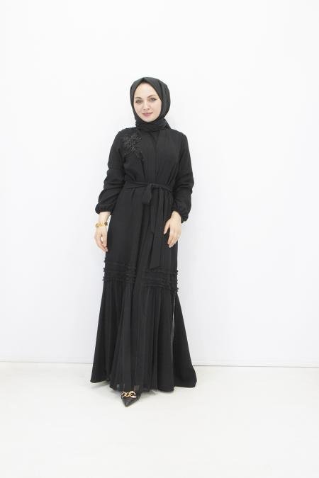 Feray Kaya 7700 Abaya Takım
