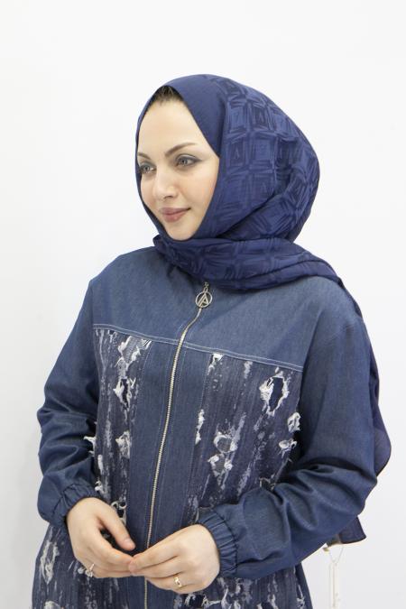 Armine Lyocell Naia Kare Monogram Şal 6