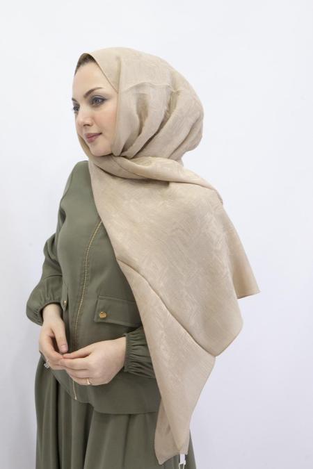 Armine Lyocell Naia Kare Monogram Şal 6