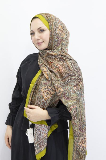 Armine Premium Pure Etnik Desen Şal 3 