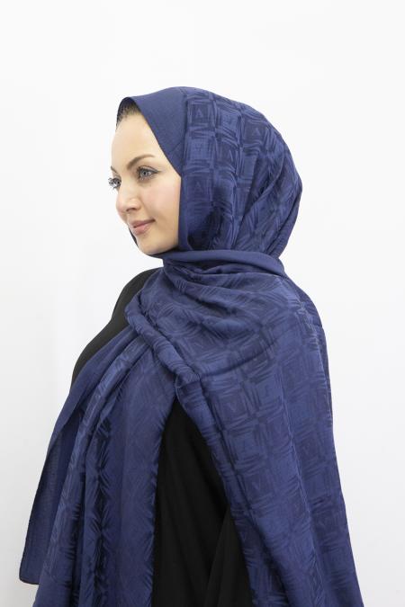 Armine Lyocell Naia Kare Monogram Şal 6
