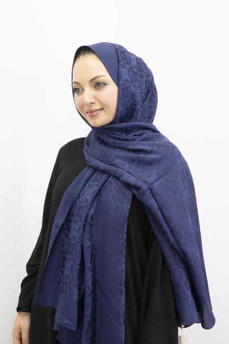 Armine Lyocell Naia Kare Monogram Şal 6