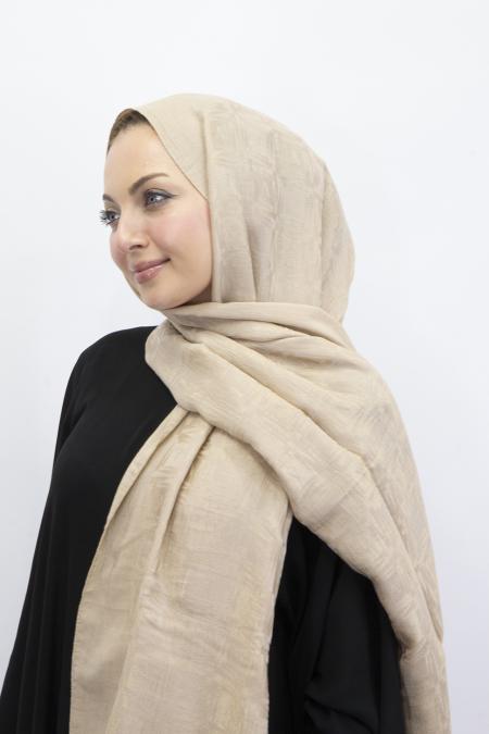 Armine Lyocell Naia Kare Monogram Şal 6