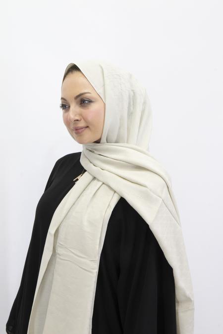 Armine Link Desen Bambu Cotton Şal