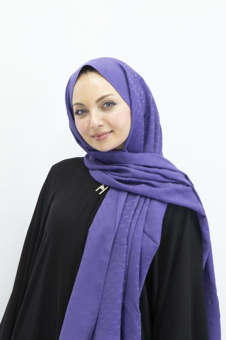 Armine Link Desen Bambu Cotton Şal