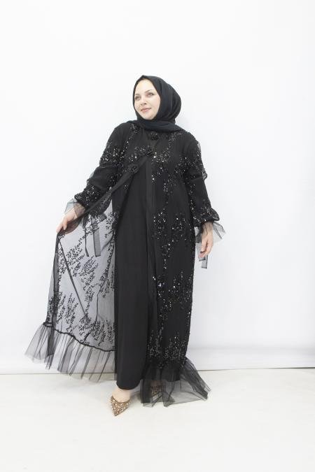 Feray Kaya 2623 Abaya Takım